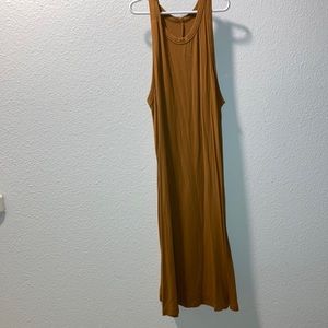 Burt orange tank dress